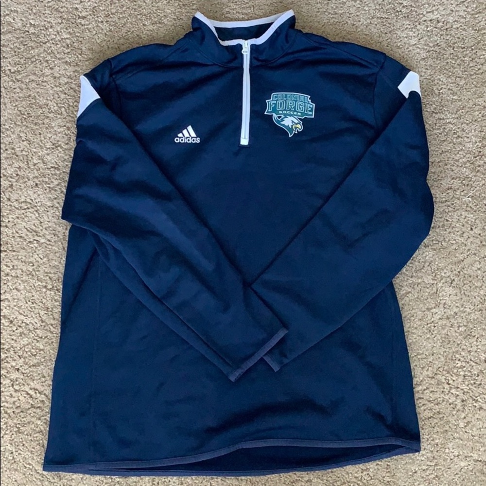 High school soccer 3/4 zip
